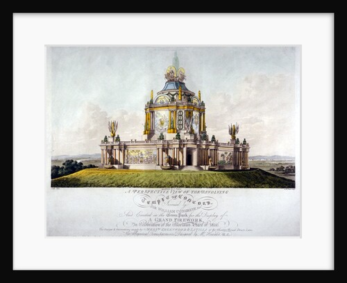 Temple of Concord, Green Park, Westminster, London by J Jeakes