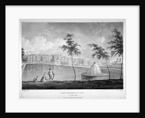 Queen's Walk in Green Park, Westminster, London by James Sargant Storer