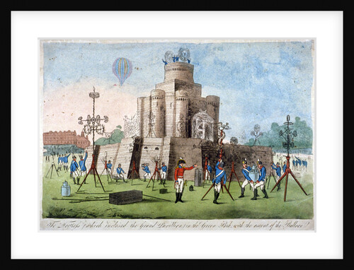 Fortress in Green Park, Westminster, London by Anonymous