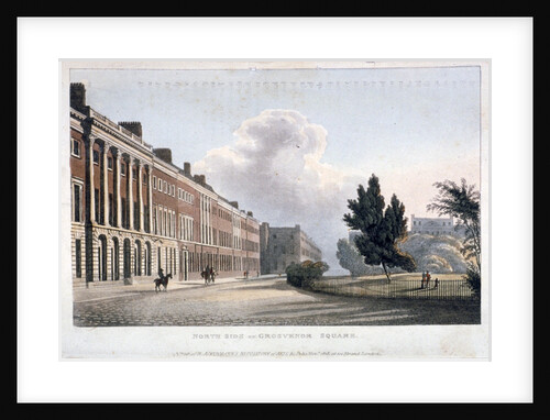 View of the north side of Grosvenor Square, Westminster, London by Anonymous