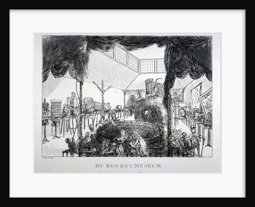 Dubourg's Museum, Grosvenor Street, Westminster, London by Matthew Dubourg