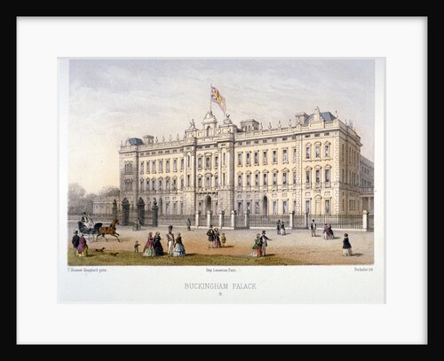 Buckingham Palace, Westminster, London by Charles Claude Bachelier