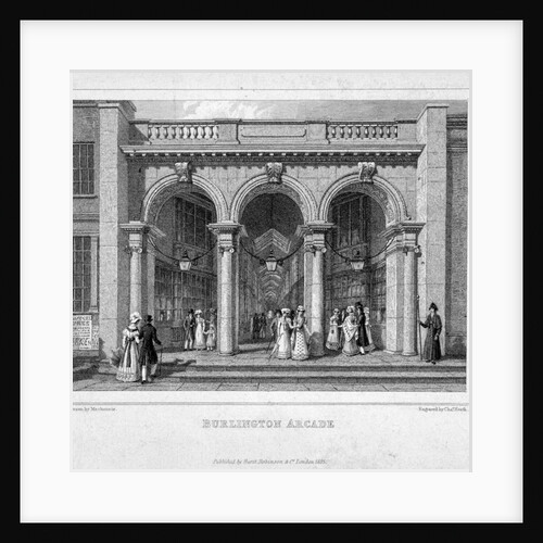 Burlington Arcade, Westminster, London by Charles Heath