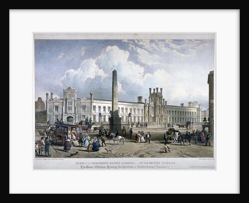 St George's Fields, Southwark, London by Louis Haghe