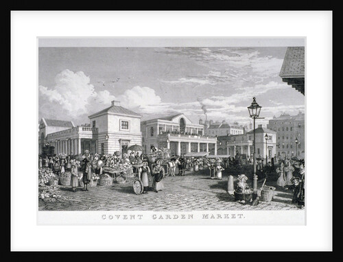 Covent Garden Market, Westminster, London by Frederick James Havell