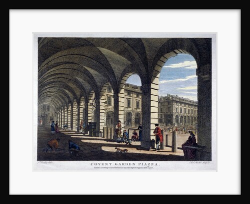 Covent Garden, Westminster, London by Edward Rooker