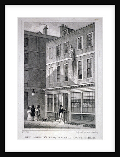 The Ben Johnson's Head inn, Devereux Court, Westminster, London by MJ Starling