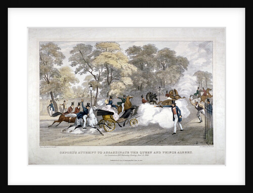 Assassination attempt against Queen Victoria, Constitution Hill, Westminster, London by JR Jobbins