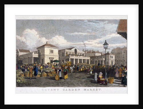 Covent Garden Market, Westminster, London by Frederick James Havell