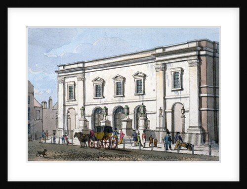 View of the 'new' theatre, Drury Lane, Westminster, London by Anonymous