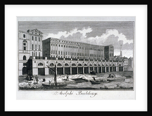 View of the Adelphi riverside development, Westminster, London by Anonymous