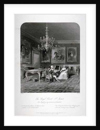 The Royal Closet in St James's Palace, Westminster, London by Harden Sidney Melville
