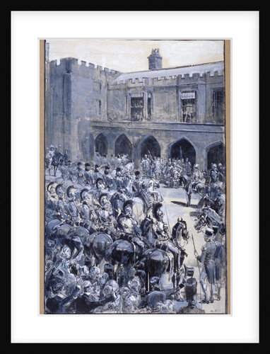 The proclamation of Queen Victoria at St James's Palace, Westminster, London by William Heysham Overend
