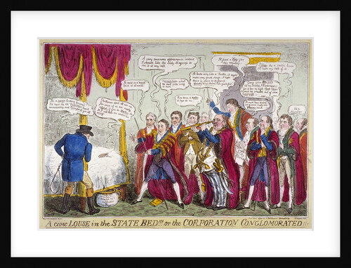 A civic louse in the state bed!!!, or the Corporation conglomorated!! by Isaac Robert Cruikshank