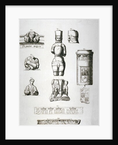 Antiquties from Westminster Hall, London by John Carter