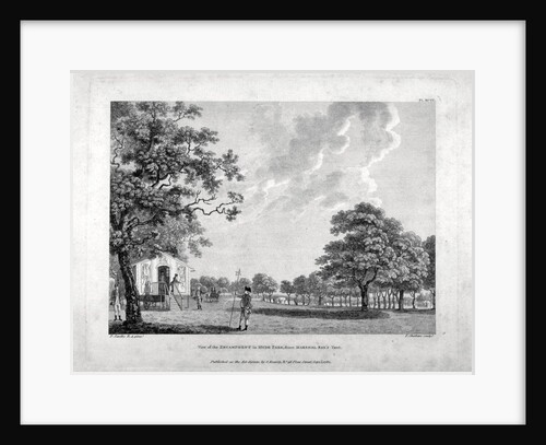 Army camp in Hyde Park, London by Francis Chesham