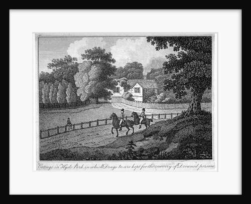 Cottage in Hyde Park, London by Anonymous