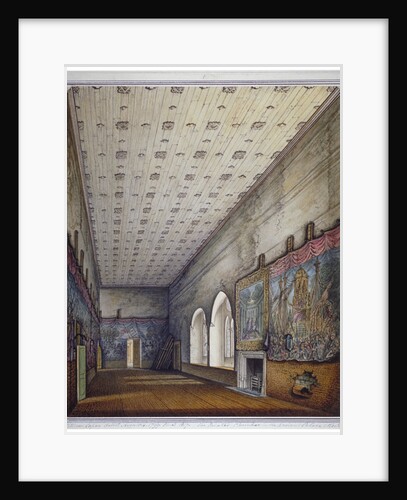Interior view of the Painted Chamber, Palace of Westminster, London by William Capon