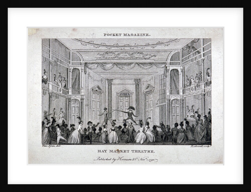 Interior of the Haymarket Theatre, London by Thomas Rothwell