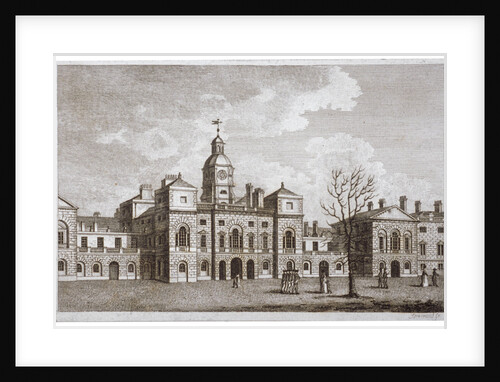 View of the parade at Horse Guards, Westminster, London by S Sparrow