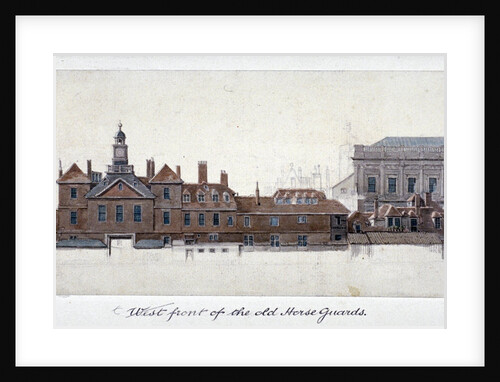 East front of Horse Guards, Westminster, London by Paul Sandby