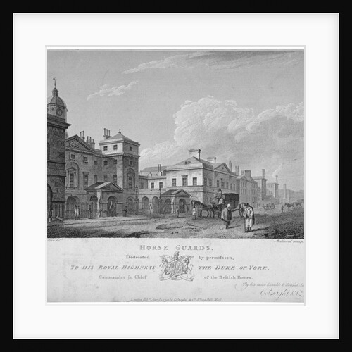 Horse Guards, Westminster, London by Thomas Medland