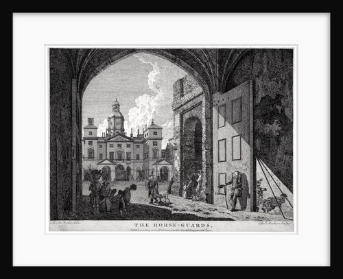 View of Horse Guards, Westminster, London by Edward Rooker