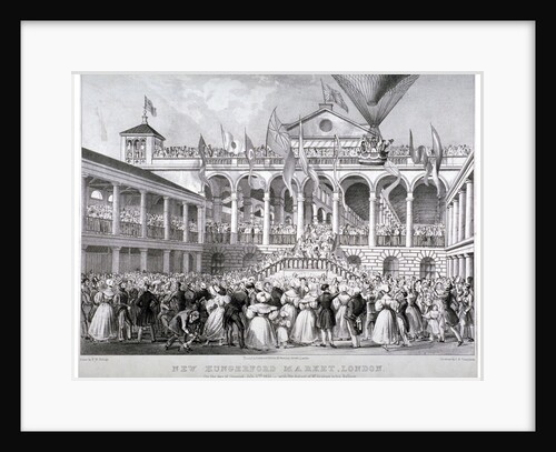 The re-opening of Hungerford Market, Westminster, London by JS Templeton