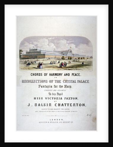 Cover of 'Chords of harmony and peace' composed by JB Chatterton by Augustus Butler