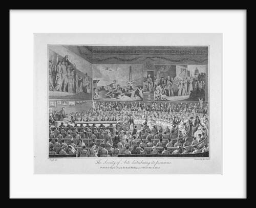 Interior of the Society of Arts building, John Adam Street, Westminster, London by Isaac Taylor