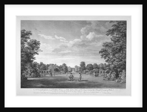 View of the garden and gardeners at Carlton House, London, c1760(?) by Anonymous