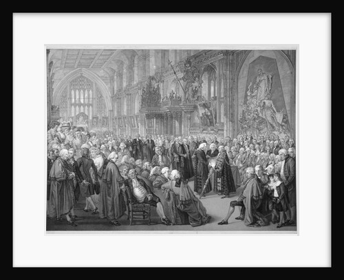 Interior of the Guildhall, City of London by Benjamin Smith