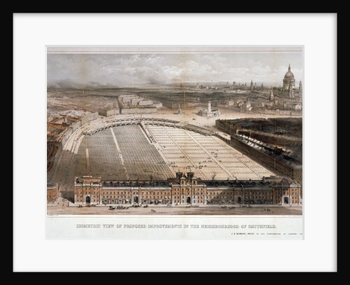 Smithfield Market, City of London by George Hawkins