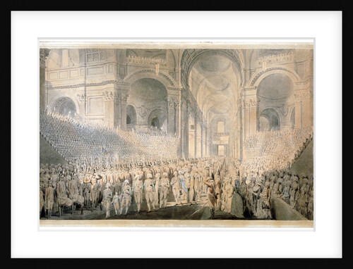 Service of thanksgiving in St Paul's Cathedral, City of London by Anonymous