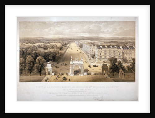 View of Queen's Gate, Hyde Park, Kensington, London by Day & Son