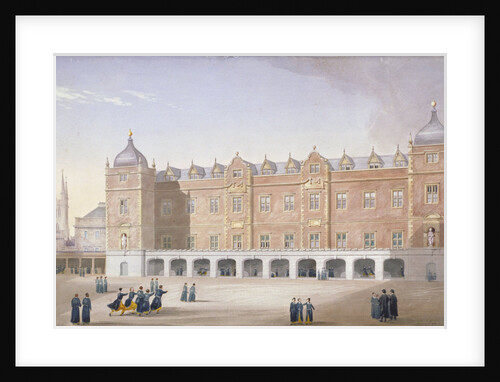 Christ's Hospital School, Newgate Street, City of London by John Shaw