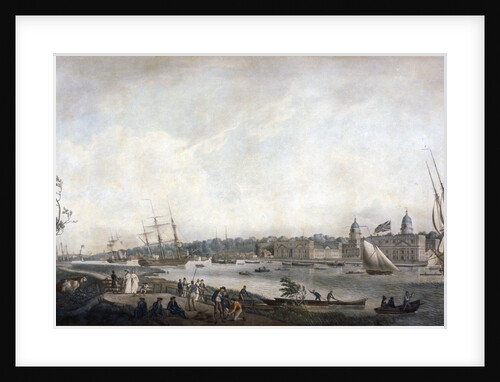 Greenwich Hospital from the Isle of Dogs, London by Anonymous