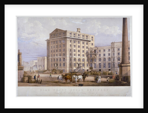 Sugar refinery in Leman Street, Stepney, London by Vincent Brooks