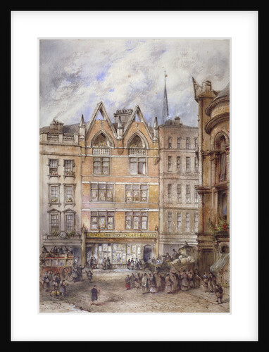 Gracechurch Street, City of London by Thomas Colman Dibdin