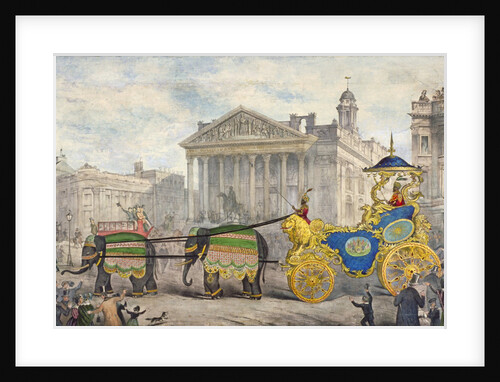 Edwin Hughes passing the Royal Exchange, City of London by Anonymous