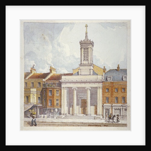 St Mark's Church, North Audley Street, London by Robert Blemmell Schnebbelie
