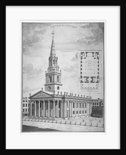 Church of St Martin-in-the-Fields, Westminster, London by Anonymous