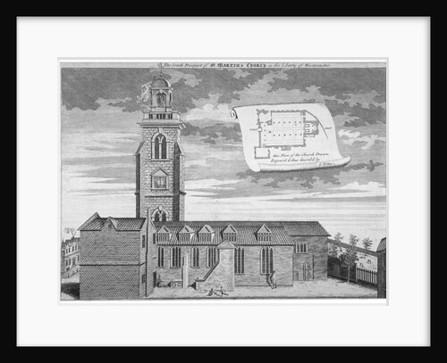 Church of St Martin-in-the-Fields, Westminster, London by George Vertue
