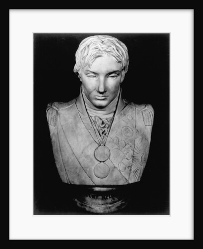 Portrait bust of Viscount Horatio Nelson, British naval commander by Anne Seymour Damer