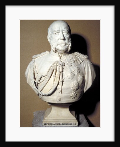 Portrait bust of the Duke of Cambridge, British soldier by Francis John Williamson