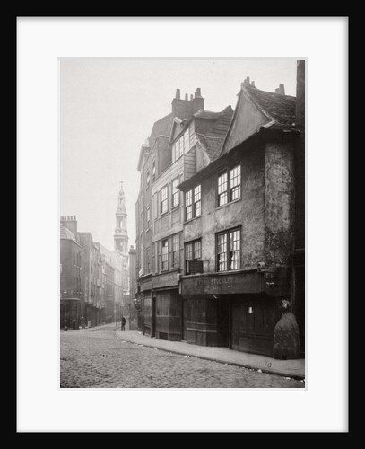 View of houses in Drury Lane, Westminster, London by Society for Photographing the Relics of Old London
