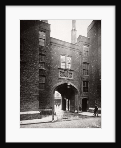 View of Lincoln's Inn Gatehouse, Holborn, Camden, London by Society for Photographing the Relics of Old London