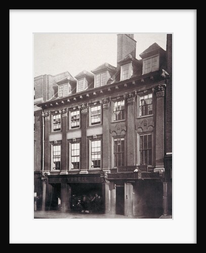 View of houses in Great Queen Street, Holborn, Camden, London by Henry Dixon