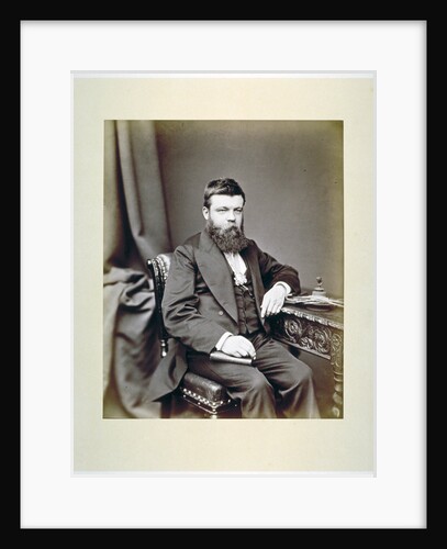 TC Fendick, Master of the Worshipful Company of Glaziers wearing his Master's badge by Maull & Co