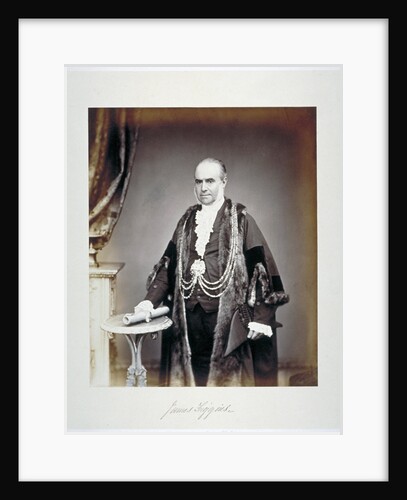 James Figgins, Sheriff of London, in shrieval costume by Maull & Co